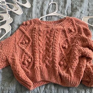 Salmon sweater